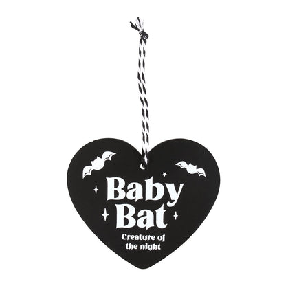 Baby Bat Hanging Sign