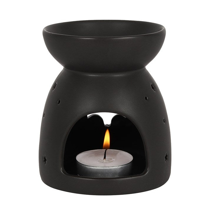 Gothic Black Bat Cut Out Oil / Wax Warmer