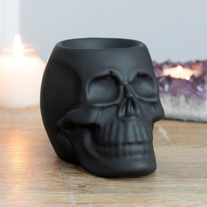 Black Skull Oil Burner / Wax Melter